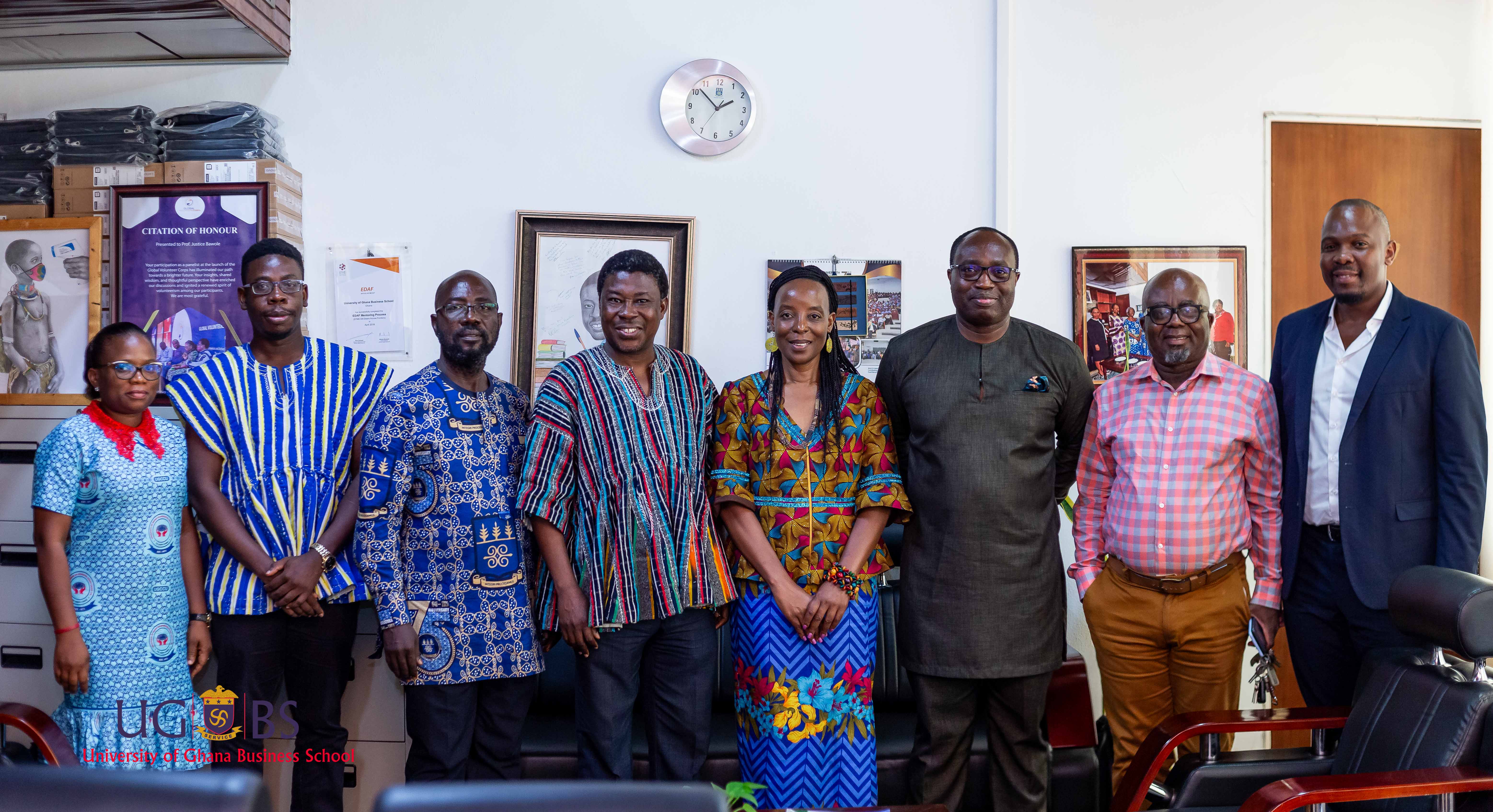 Stellenbosch University visits the University of Ghana Business School to strengthen Bonds 